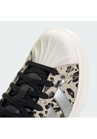 Adidas - adidas Sneakersy Streettalk Bold Shoes Junior KI0050 Beżowy. Kolor: beżowy. Materiał: skóra #3