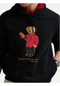 Polo Ralph Lauren Bluza 710962139003 Czarny Regular Fit. Typ kołnierza: polo. Kolor: czarny. Materiał: bawełna #5