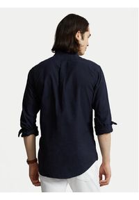 Polo Ralph Lauren Koszula Bsr 710772290 Granatowy Custom Fit. Typ kołnierza: polo. Kolor: niebieski. Materiał: bawełna #10