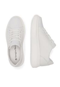 Sergio Bardi Sneakersy WI16-B1027-01SB Biały. Kolor: biały. Materiał: skóra #4