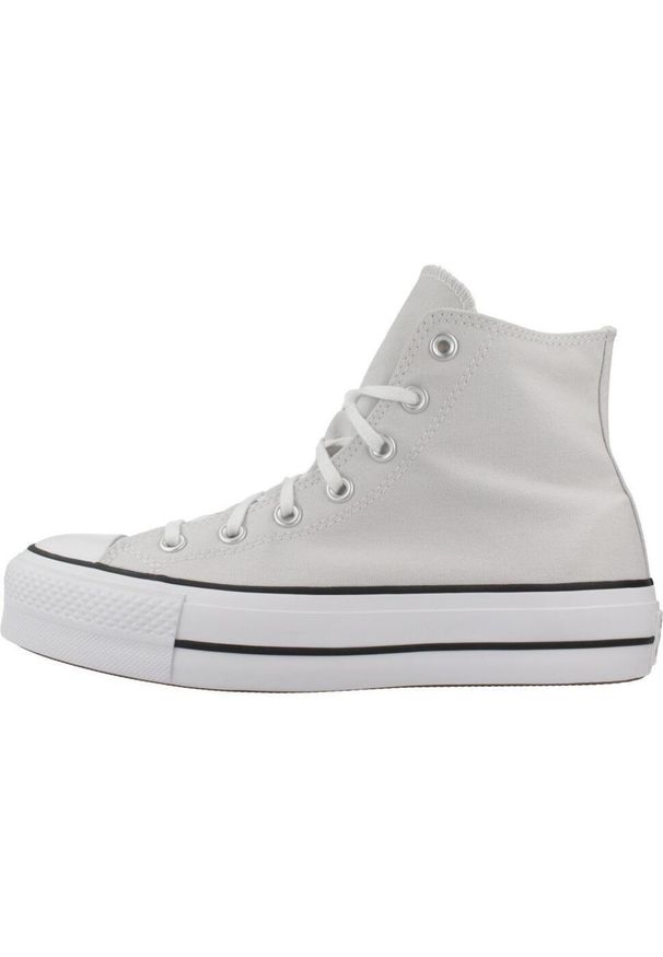 Tenisówki Converse Model Chuck Taylor All Star Lift Hi Kolor Szary. Kolor: szary. Materiał: tkanina