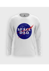 MegaKoszulki - Koszulka męska z dł. rękawem Space dad. Materiał: bawełna #1
