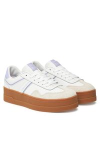 Tommy Jeans Sneakersy The Greenwich Flatform EN0EN02807 Écru. Materiał: skóra
