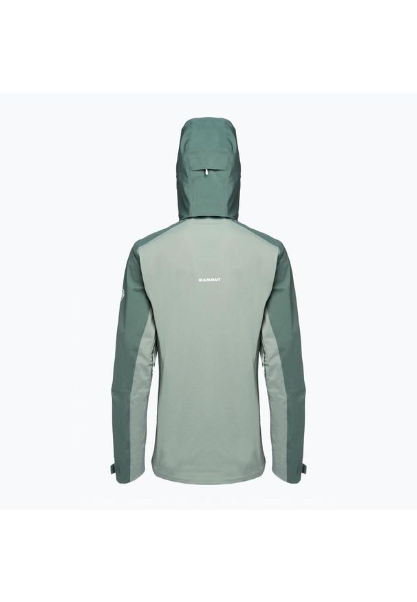 Kurtka przeciwdeszczowa damska Mammut Alto Guide HS Hooded. Kolor: zielony