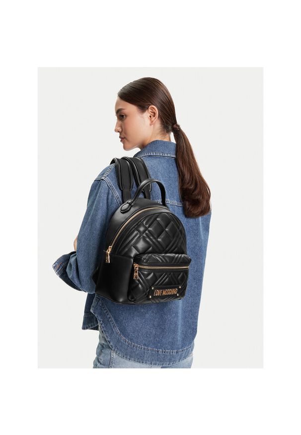 Love Moschino - Plecak LOVE MOSCHINO. Kolor: czarny