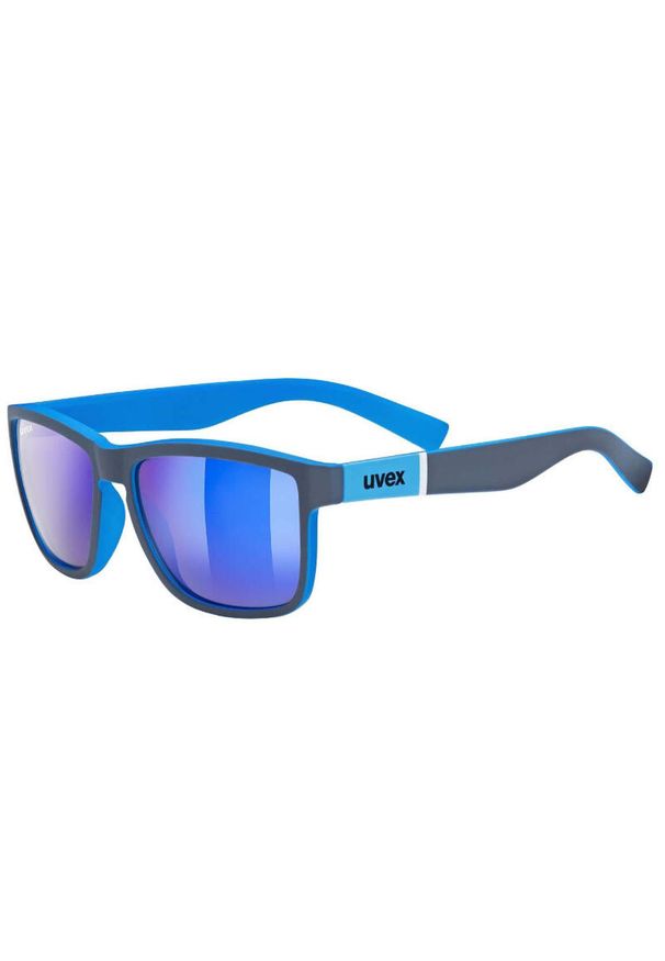 Okulary Uvex przeciwsłoneczne Lgl 39 Mirror Blue 5416. Kolor: szary. Materiał: tworzywo sztuczne. Sport: turystyka piesza