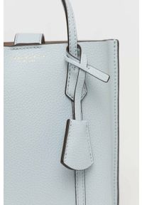Tory Burch torebka skórzana kolor niebieski. Kolor: niebieski. Materiał: skórzane #5