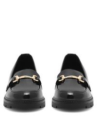 DeeZee Loafersy FLORENCE HY60116-3 Czarny. Kolor: czarny. Materiał: materiał, syntetyk
