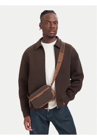 MICHAEL Michael Kors Saszetka 33F5SMLC2B Brązowy. Kolor: brązowy. Materiał: skóra #1