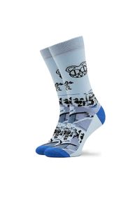 Stereo Socks Skarpety wysokie unisex Computter Says No Niebieski. Kolor: niebieski. Materiał: materiał, bawełna #1