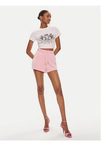 Juicy Couture T-Shirt Enzo Dog JCBCT224816 Różowy Slim Fit. Kolor: różowy. Materiał: bawełna