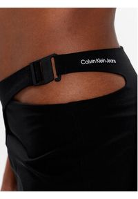 Calvin Klein Jeans Spodnie materiałowe J20J221069 Czarny Regular Fit. Kolor: czarny. Materiał: materiał, syntetyk