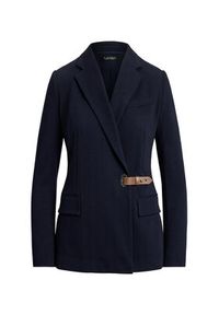 Lauren Ralph Lauren - LAUREN RALPH LAUREN Marynarka 200980021001 Granatowy Straight Fit. Kolor: niebieski. Materiał: bawełna #6