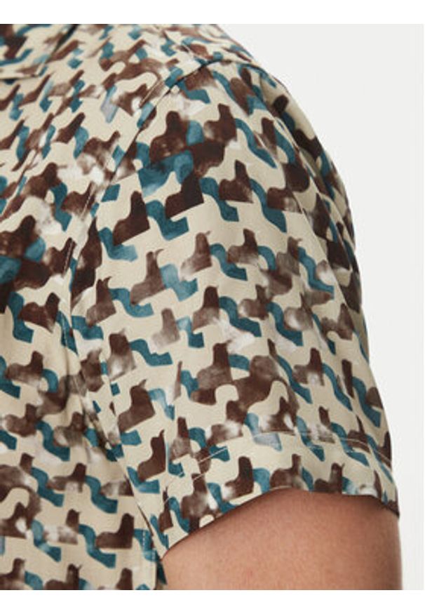 INDICODE Koszula Inramses 20-436 Kolorowy Regular Fit. Materiał: wiskoza. Wzór: kolorowy