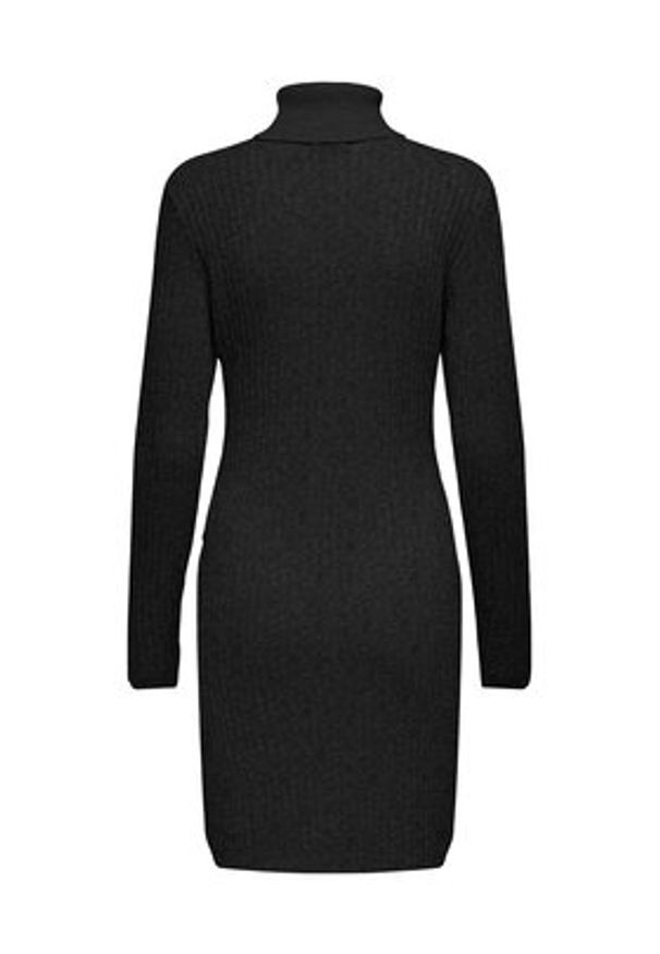 JDY Sukienka dzianinowa 15297773 Czarny Bodycon Fit. Kolor: czarny. Materiał: dzianina, syntetyk, wiskoza. Typ sukienki: bodycon