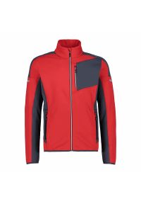 Bluza męska turystyczna CMP 31E0437. Kolor: czerwony. Sport: turystyka piesza