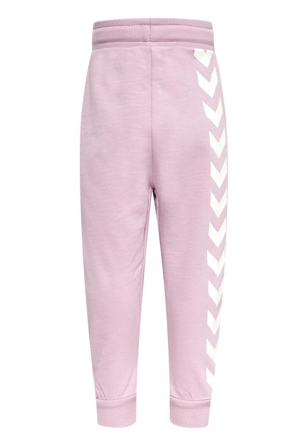 Spodnie dresowe dla dzieci Hummel Fast Apple. Kolor: różowy. Materiał: dresówka. Sport: joga i pilates, bieganie