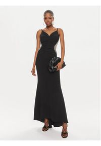 Rinascimento Sukienka wieczorowa CFC0117706003 Czarny Slim Fit. Kolor: czarny. Materiał: syntetyk. Styl: wizytowy #3