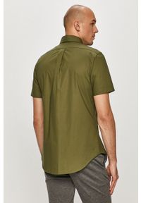 Polo Ralph Lauren - Koszula bawełniana. Okazja: na co dzień. Typ kołnierza: polo. Kolor: zielony. Materiał: bawełna. Długość rękawa: krótki rękaw. Długość: krótkie. Styl: casual #5