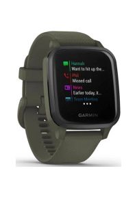 Zegarek sportowy GARMIN Venu Sq Music Czarno-zielony. Rodzaj zegarka: smartwatch. Kolor: czarny, wielokolorowy, zielony. Styl: sportowy #6