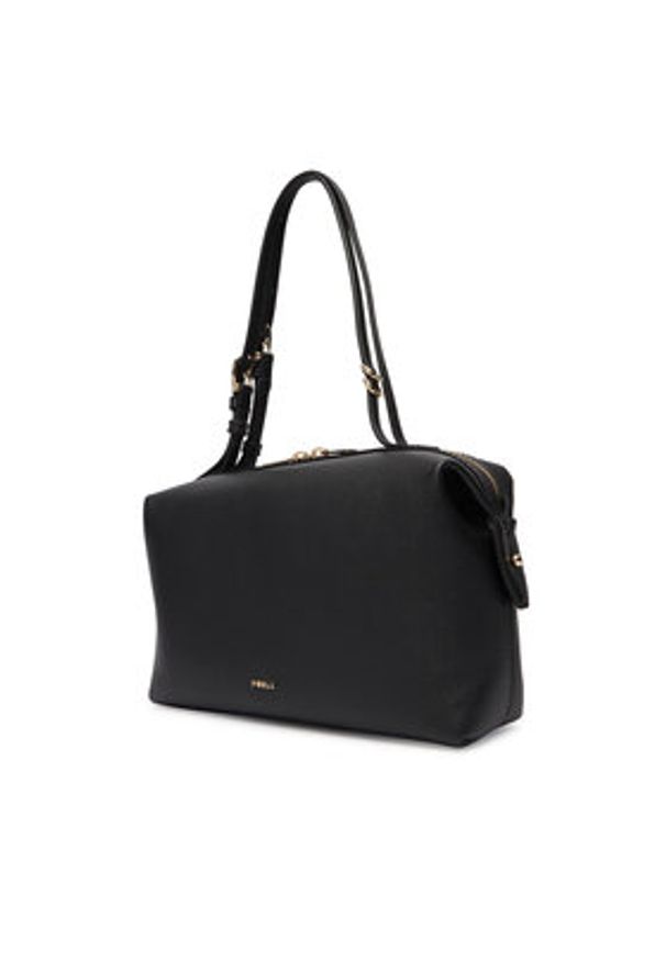 Furla Torebka Double M Boston WB01905 BX3036 KH O6000 Czarny. Kolor: czarny