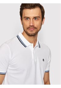 United Colors of Benetton - United Colors Of Benetton Polo 3WG9J3181 Biały Regular Fit. Typ kołnierza: polo. Kolor: biały. Materiał: bawełna #5