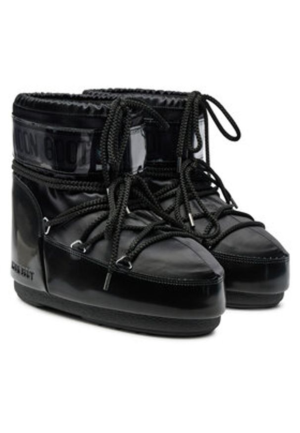 Moon Boot Śniegowce 80D1409350 Czarny. Kolor: czarny. Materiał: skóra