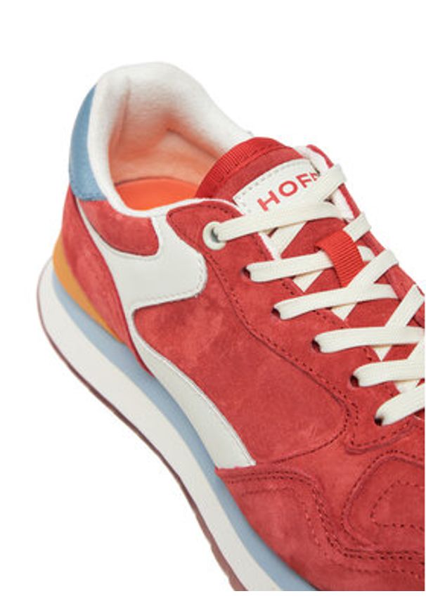 HOFF Sneakersy Rubeus 22402610 Czerwony. Kolor: czerwony. Materiał: skóra