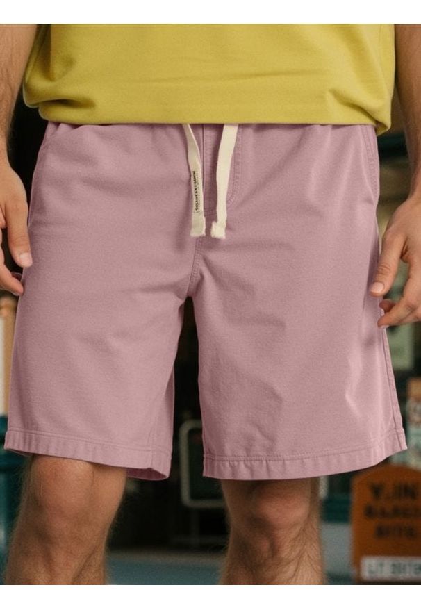 Sinsay - Szorty jeansowe - różowy. Kolor: różowy. Materiał: jeans