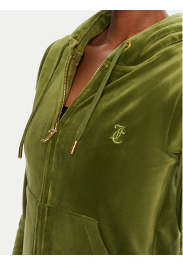 Juicy Couture Bluza Robertson JCAP176G Zielony Slim Fit. Kolor: zielony. Materiał: syntetyk