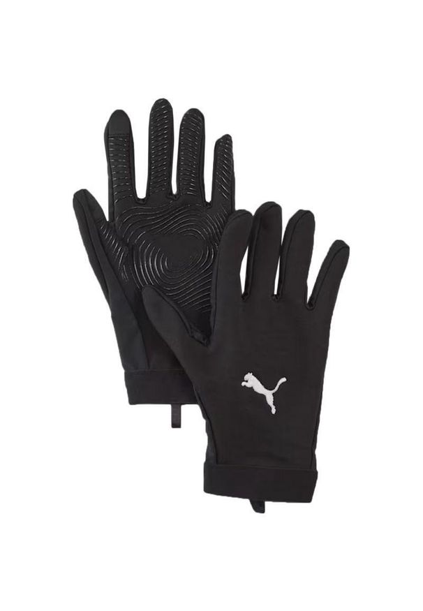 Puma - Zimowe Rękawice Piłkarskie Unisex Dla Dorosłych. Kolor: czarny. Sezon: zima. Sport: piłka nożna