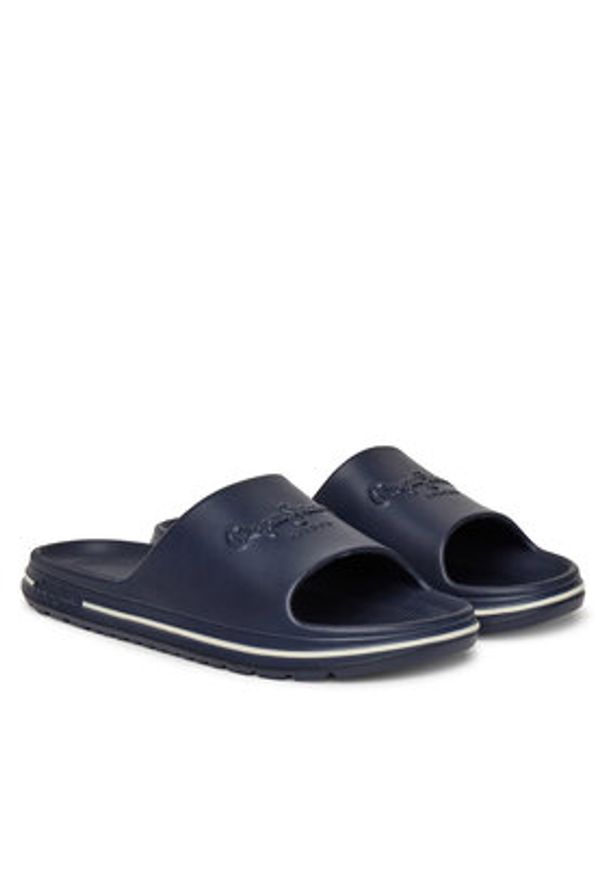 Pepe Jeans Klapki Beach Slide M PMS70159 Granatowy. Kolor: niebieski
