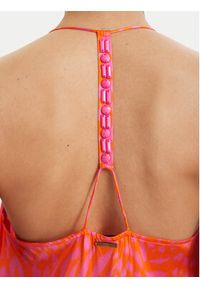 LOLA CASADEMUNT Sukienka letnia LS2616030 Pomarańczowy Regular Fit. Kolor: pomarańczowy. Materiał: wiskoza. Sezon: lato #4