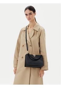 TOMMY HILFIGER - Tommy Hilfiger Torebka Th Her Mini Tote AW0AW17190 Czarny. Kolor: czarny. Materiał: skórzane #3