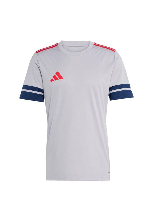 Adidas - Koszulka męska adidas Squadra 25. Kolor: wielokolorowy, szary, czarny, czerwony. Materiał: poliester. Sport: piłka nożna