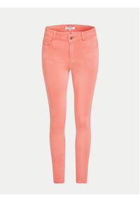 Morgan Jeansy 241-POLIA1 Koralowy Skinny Fit. Kolor: pomarańczowy #6