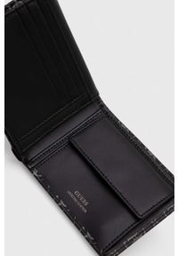 Guess portfel skórzany męski kolor czarny. Kolor: czarny. Materiał: skóra #2