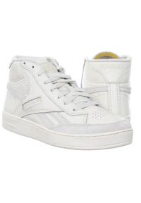Buty do chodzenia męskie Reebok Club C Form Hi. Kolor: biały. Materiał: materiał, syntetyk, skóra. Szerokość cholewki: normalna. Model: Reebok Club. Sport: turystyka piesza #2