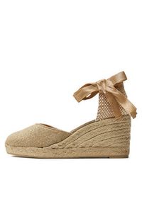 Castañer Espadryle Carina/6/032 021769 Złoty. Kolor: złoty. Materiał: materiał #4