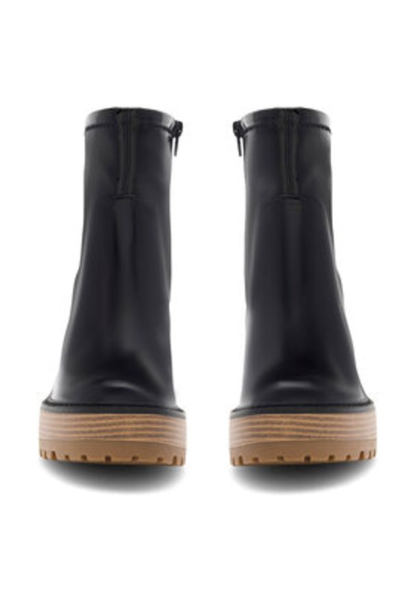 Nine West Botki SHAYLA 13151V Czarny. Kolor: czarny. Materiał: syntetyk, skóra