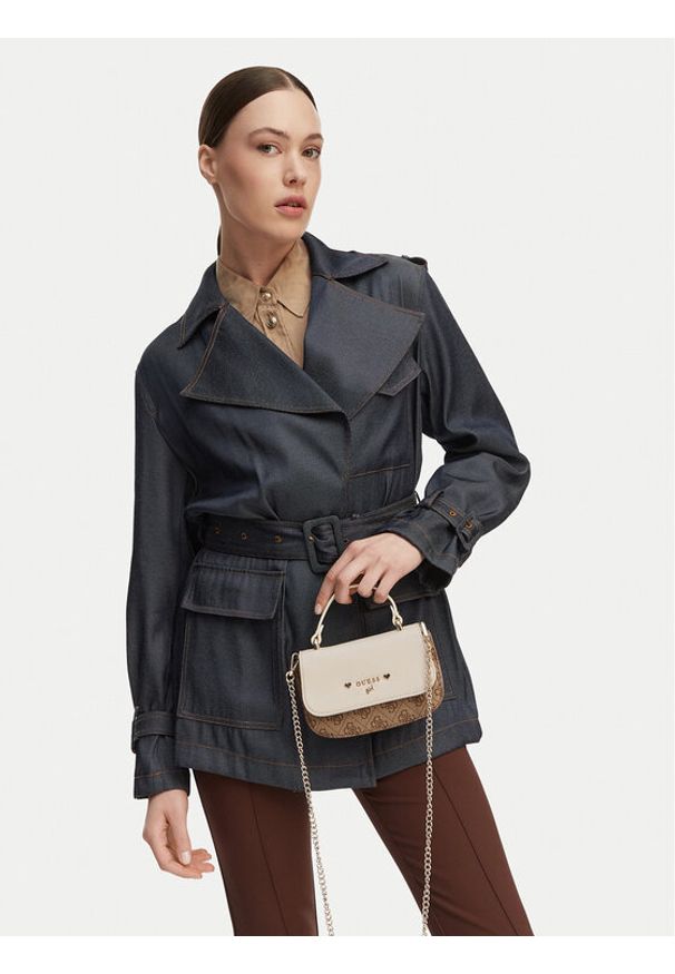 Guess Torebka J4YZ42 WFEN0 Beżowy. Kolor: beżowy. Materiał: skórzane