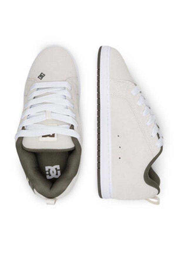 DC Sneakersy COURT GRAFFIK SE DC01665100 Beżowy. Kolor: beżowy. Materiał: skóra, zamsz