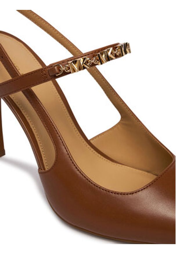MICHAEL Michael Kors Szpilki Dina 40R6DIHP1L Brązowy. Kolor: brązowy. Materiał: skóra. Obcas: na szpilce