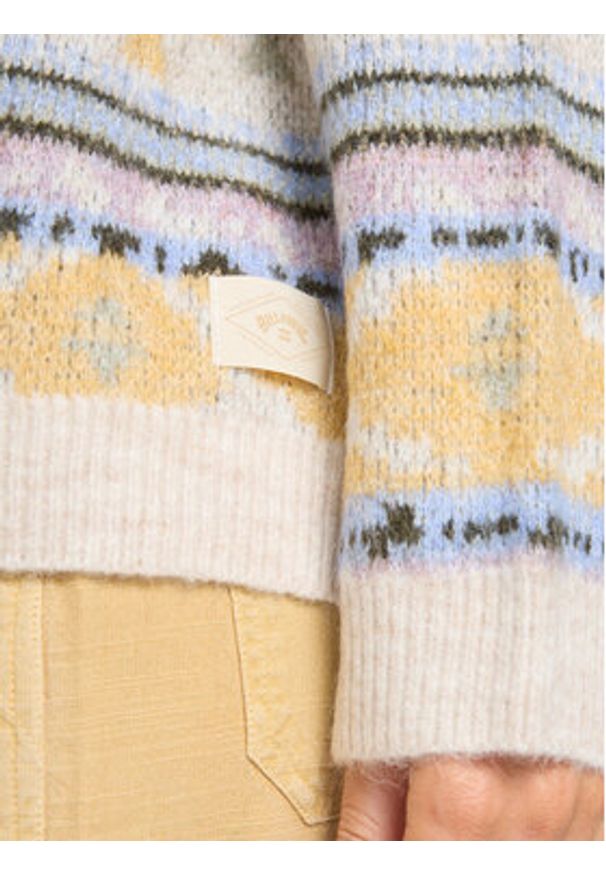 Billabong Sweter Camp EBJSW00134 Kolorowy Relaxed Fit. Materiał: syntetyk. Wzór: kolorowy