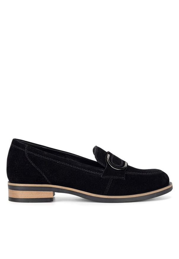 Sergio Bardi Loafersy WI23-D1069-01SB Czarny. Kolor: czarny. Materiał: skóra, zamsz