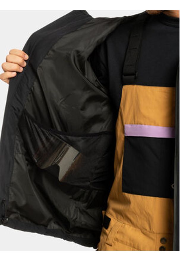 Quiksilver Kurtka outdoor High In Th Hood EQYTJ03436 Czarny Regular Fit. Kolor: czarny. Materiał: syntetyk. Sport: outdoor