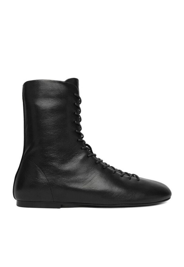 Gino Rossi - GINO ROSSI Botki EO-SELTI-V2130-13-1 Czarny. Kolor: czarny. Materiał: skóra