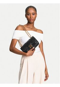 MICHAEL Michael Kors Torebka Tribeca 30S5G2RL5L Czarny. Kolor: czarny. Materiał: skórzane