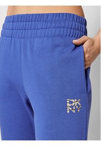DKNY Sport Spodnie dresowe DP1P2716 Niebieski Regular Fit. Kolor: niebieski. Materiał: bawełna, dresówka #5