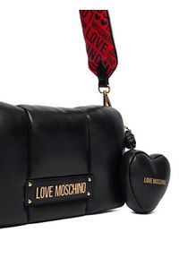 Love Moschino - LOVE MOSCHINO Torebka JC4318PP0NKM100A Czarny. Kolor: czarny. Materiał: skórzane #3